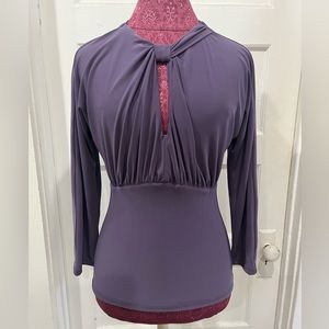 Laura Byrnes for Pinup Girl Clothing. Purple Blouse, size M